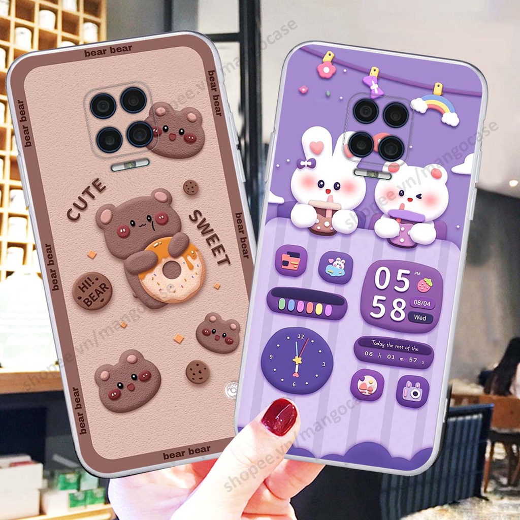 Ốp lưng Vsmart Aris / Aris Pro hình gấu, thỏ, đồng hồ cute dễ thương