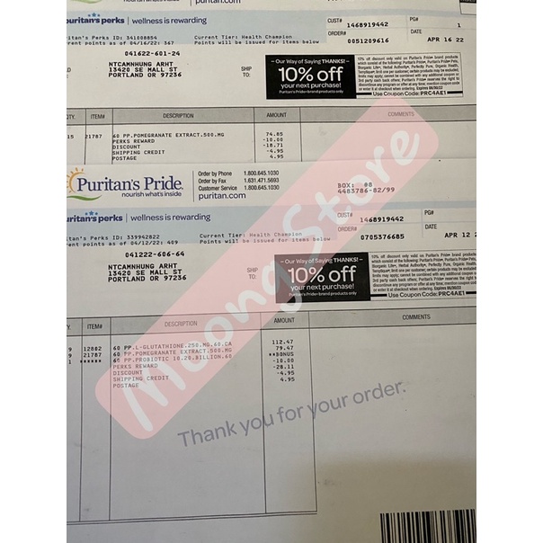 Viên chống nắng nội sinh lựu 500mg Puritan