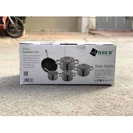 Bộ nồi Arber 5 món inox cao cấp DOLPHIN/ AN05i hàng chính hãng