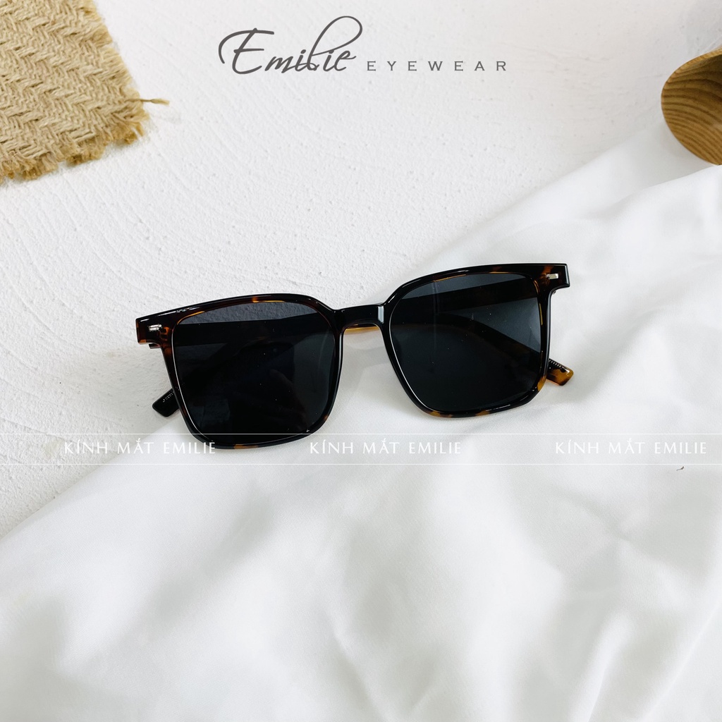 Gọng kính râm nhựa dẻo mắt Polazoid cao cấp nam nữ Kính mắt Emilie phụ kiện thời trang 2198