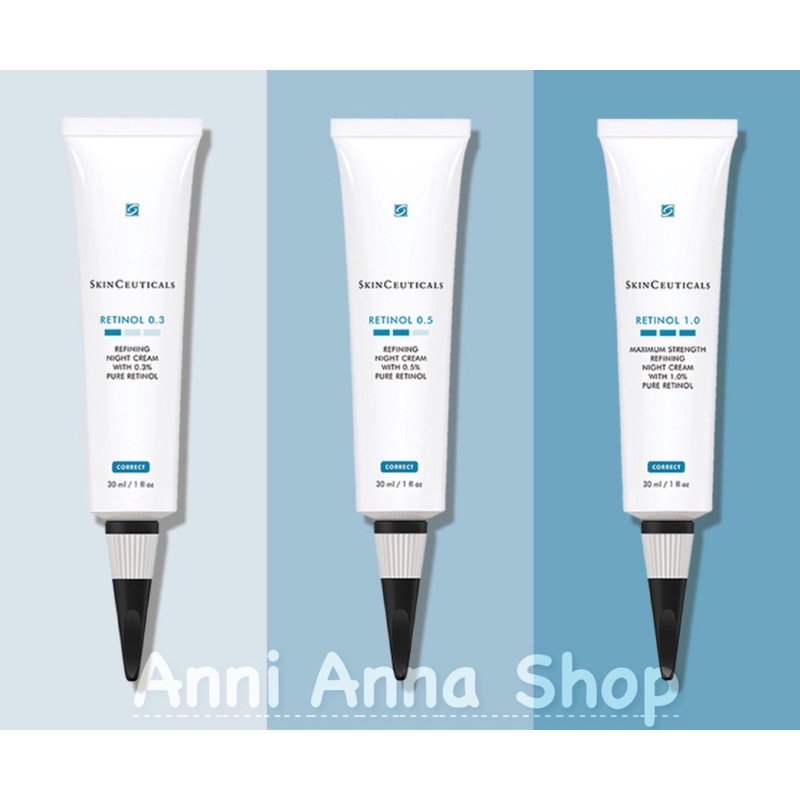 Kem Dưỡng Retinol 0.5%, Retinol 1% Skinceuticals giảm mụn, sáng da và chống lão hoá