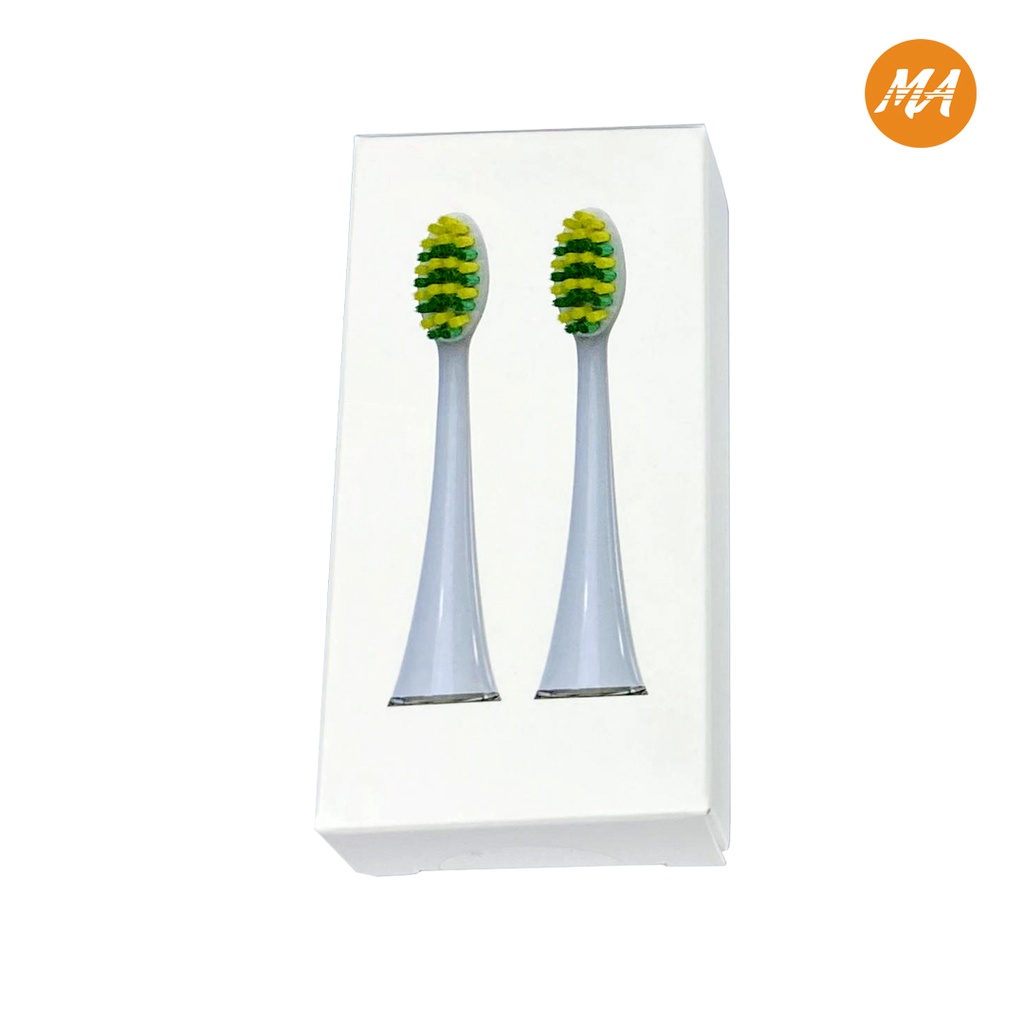 Đầu bàn chải điện thay thế bàn chải điện MaxAir model MA004, Electric toothbrush heads, Brush head 2pcs màu trắng