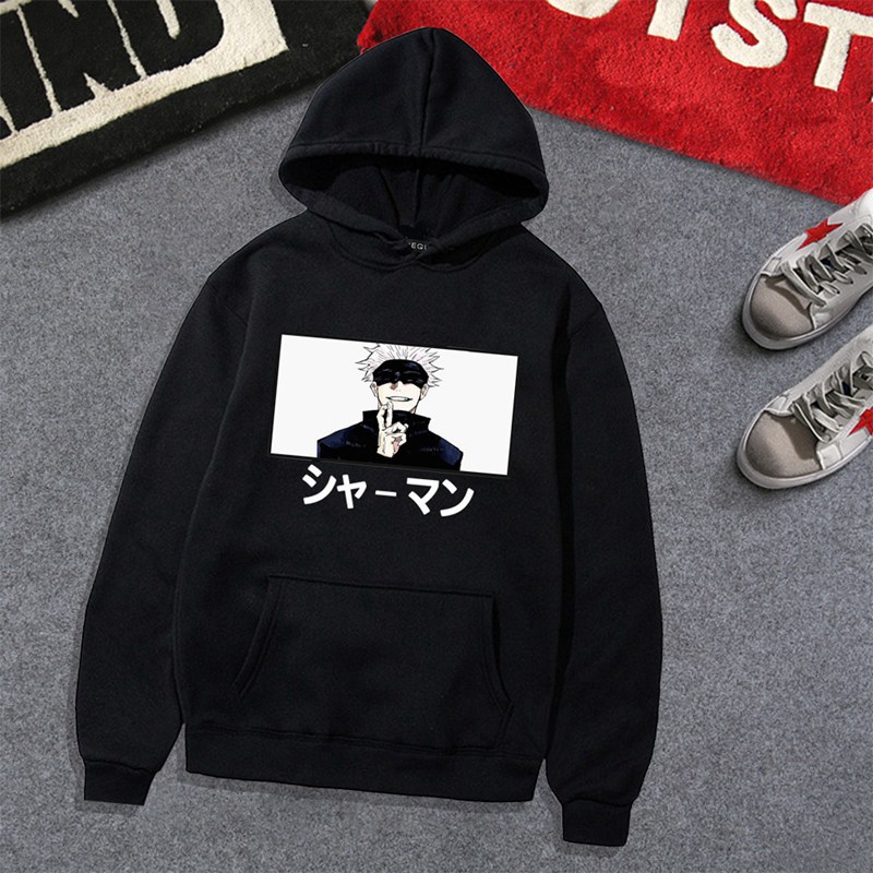 Áo Hoodie Đen In Hình Jujutsu Kaisen | BigBuy360 - bigbuy360.vn