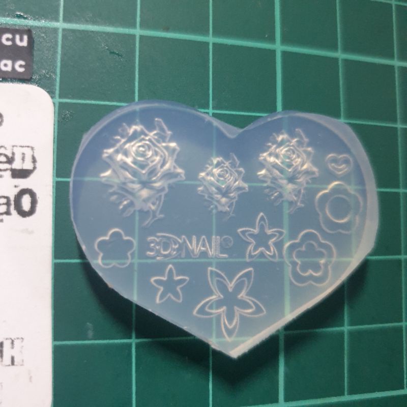 Khuôn silicon hoa hồng trang trí nail-resin🥀⚘🌹
