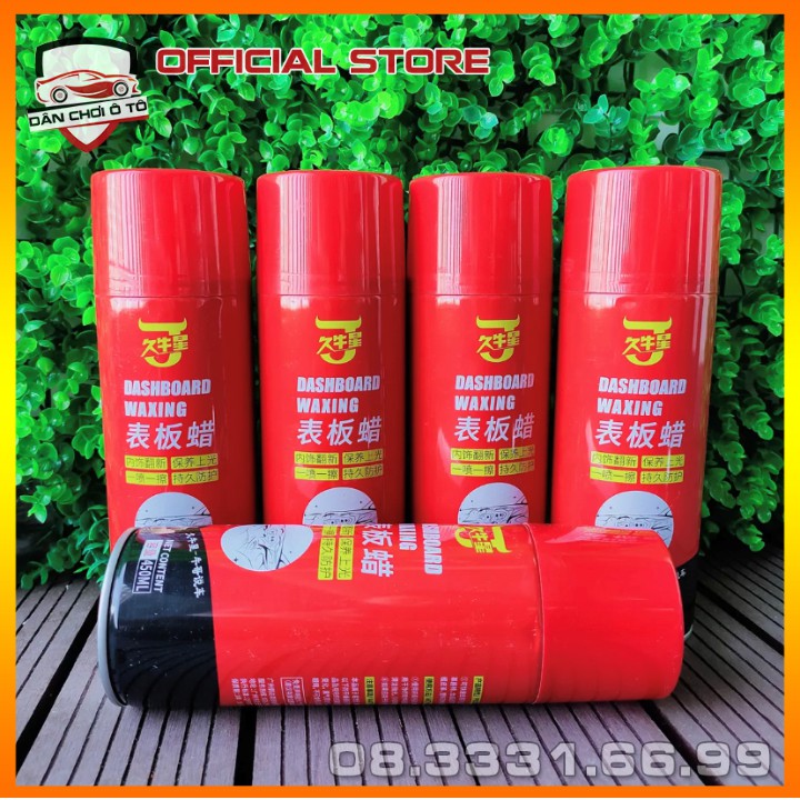 [⚡️FLASH SALE⚡️]  Dung Dịch Dưỡng, Phục Hồi Nhựa Nhám, Làm Đen nhựa nhám, Làm Mới Ghế Da DASHBOARD WAXING 450ml