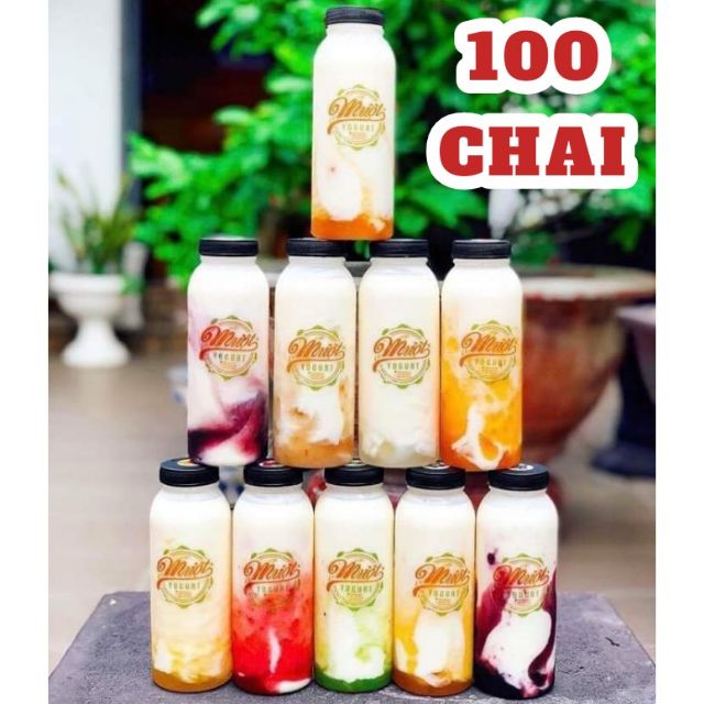 100 chai Miệng Rộng 330ml