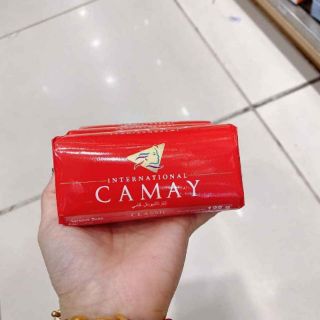 Xà bông cục camay đỏ 125g