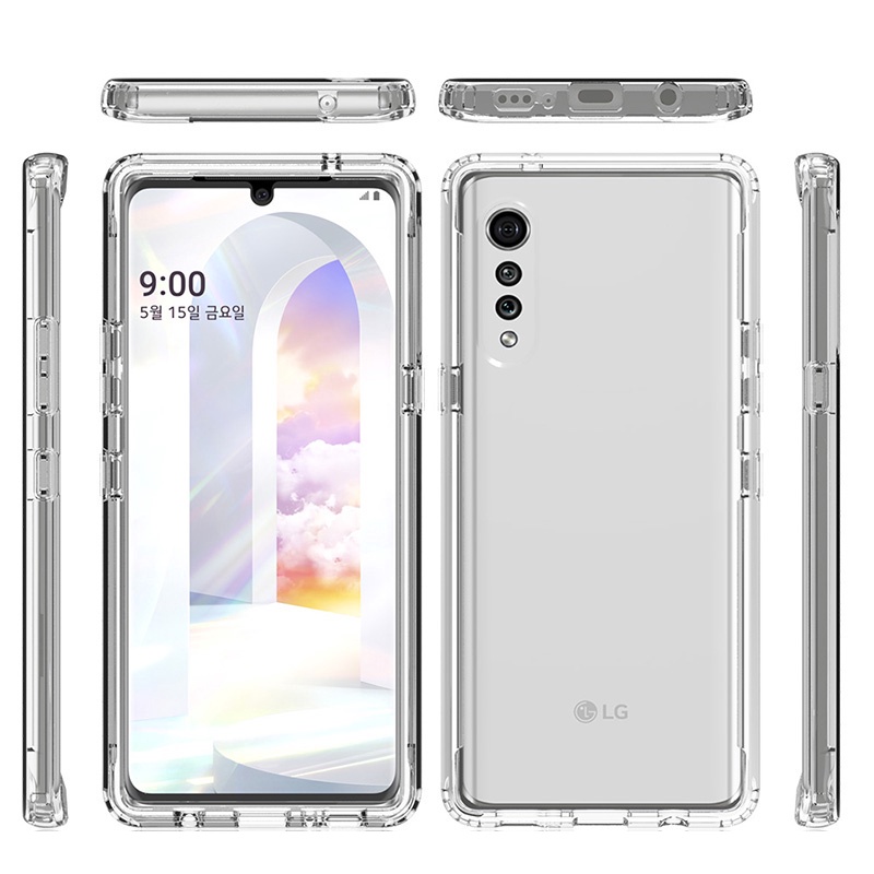 Bao Da Điện Thoại Chống Sốc Kiểu Kết Hợp Cho lg velvet 5g Ốp