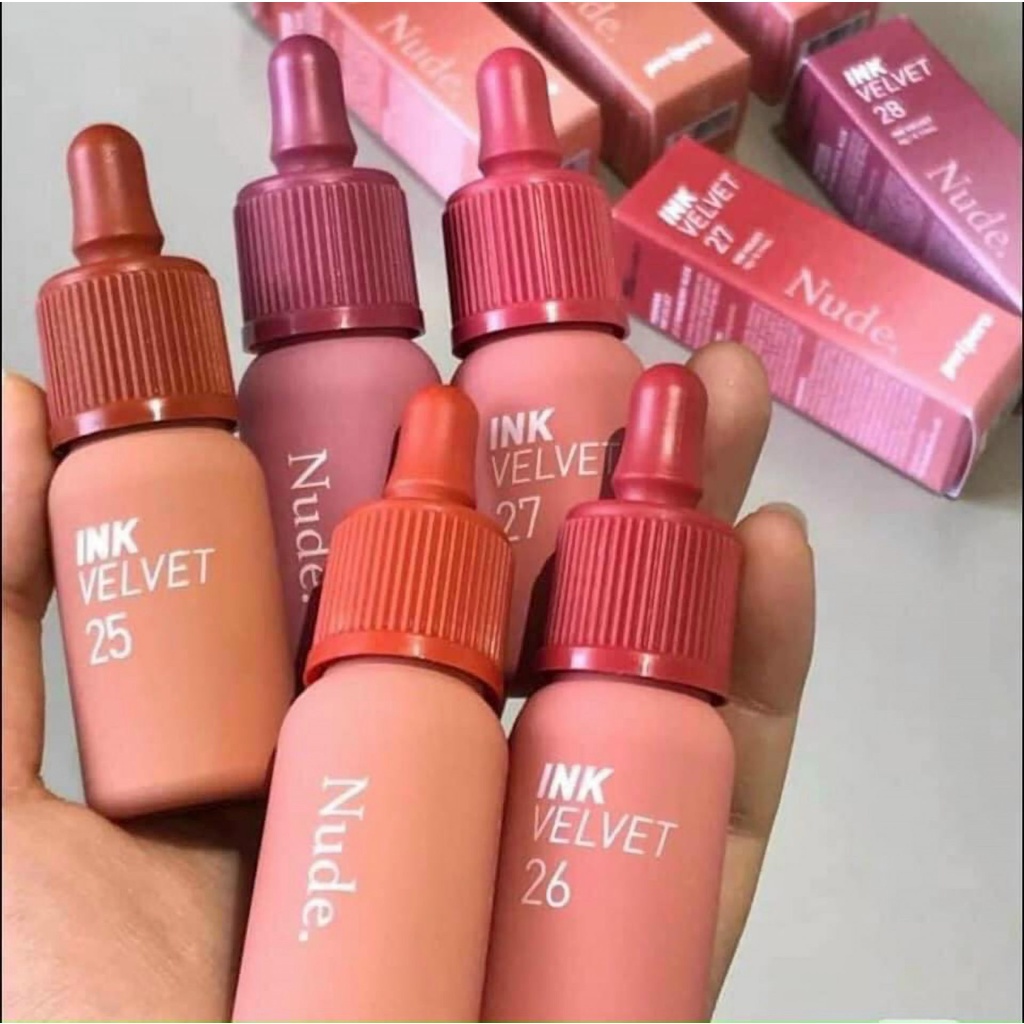 Son Kem Lì Peripera Ink Velvet Nude Màu 22,23,24,25,26,27,28,29,30,31