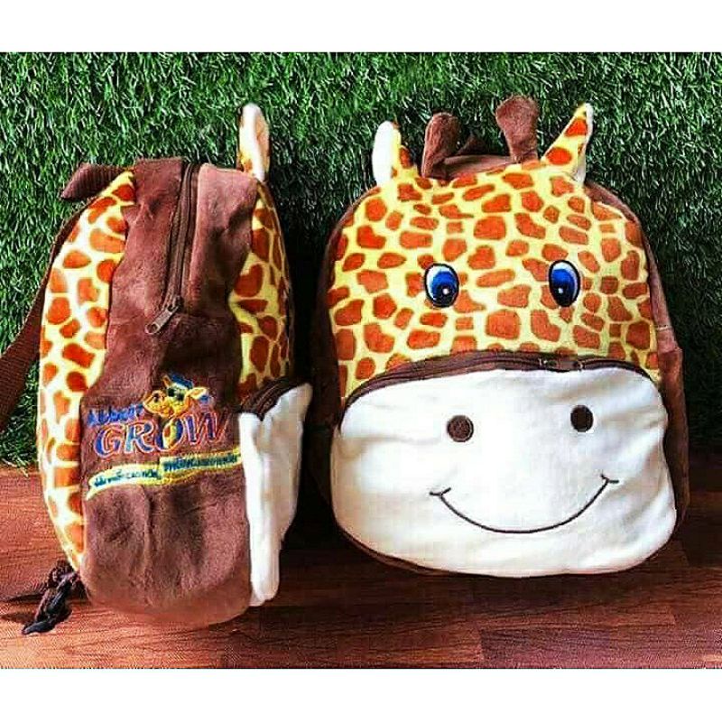 Balo đi học mầm non cho bé hình hươu cao cổ