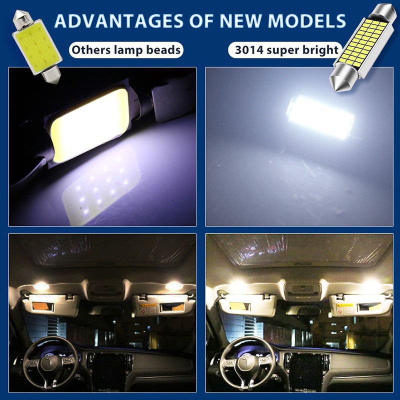 Đèn Led Kevanly C5W C10W 3014 18 33 Smd 31mm 36mm 39mm 41mm
