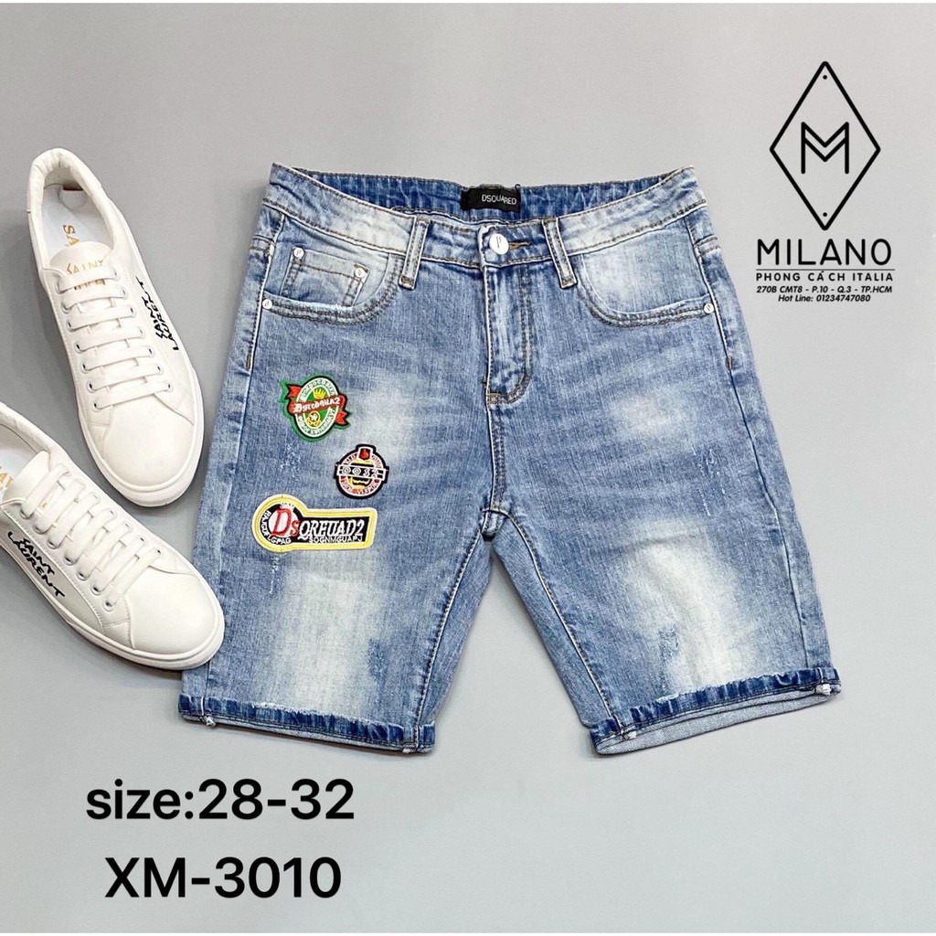 (Ảnh+video) quần short jean nam thêu cao cấp hàng chuẩn đẹp hàng tốt 3315