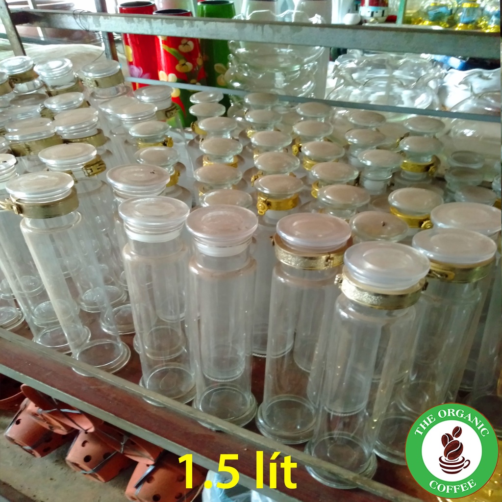 Bình Ngâm Rượu Thủy Tinh Ngâm Sâm