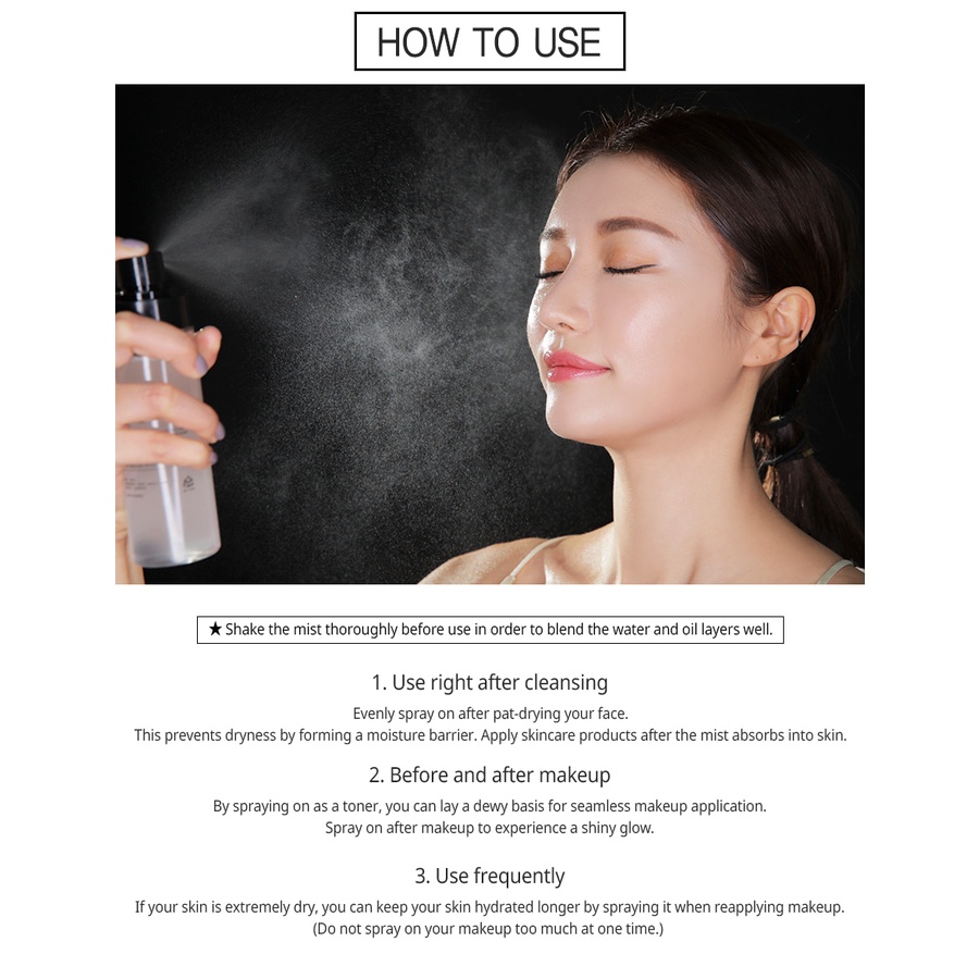 Xịt khóa lớp trang điểm kiềm dầu cấp ẩm 3CE MOIST GLOSSING FACE OIL MIST - 3CE VietNam Leemin | BigBuy360 - bigbuy360.vn