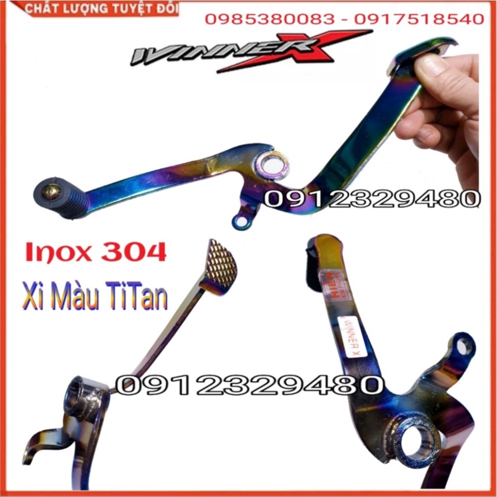 Cần Số 2 Chiều Winner X - Cần Số Winner X Cao Cấp - Cần số Win X _ INOX Xi Titan - Sơn Đen Tĩnh Điện Ảnh thật Sp