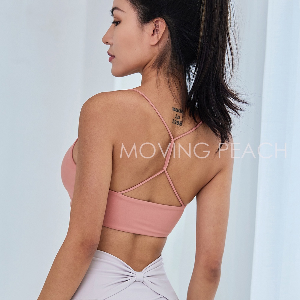 MOVING PEACH Sports bra Sexy Beauty-back Underwear CBI