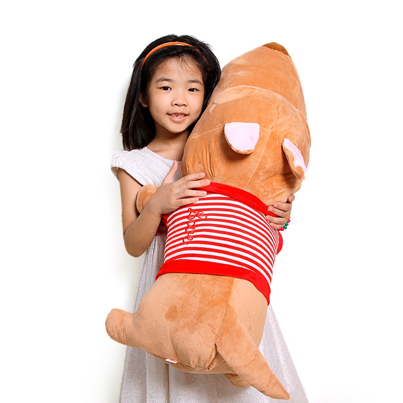 Gấu bông chó puco áo cao cấp size 1M