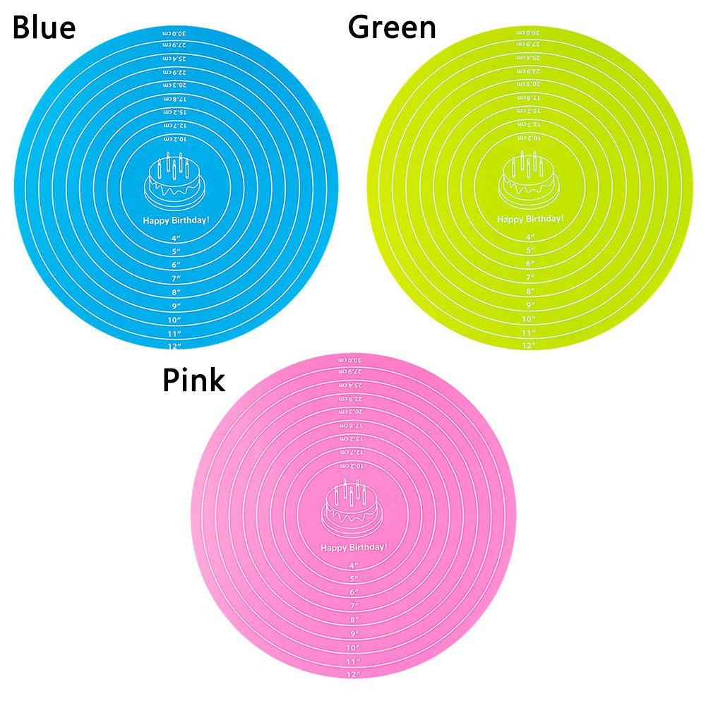 KUNHEV Đế Xoay Nướng Bánh Chống Dính Chịu Nhiệt Độ Cao 12inch Kèm Thang Đo Tiện Lợi