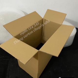 Thùng carton, hộp carton chuyển nhà - chuyển văn phòng to 5 lớp 60x 40x30 cm