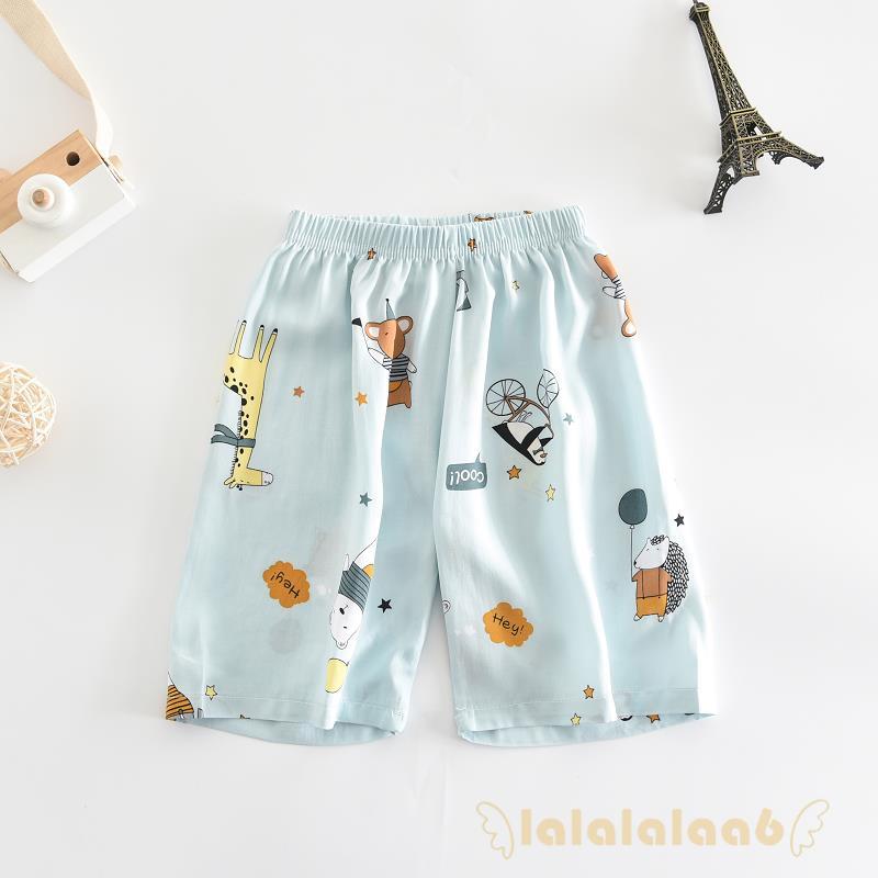 Quần Short Cotton Lưng Thun In Họa Tiết Hoạt Hình Laa6-Boy