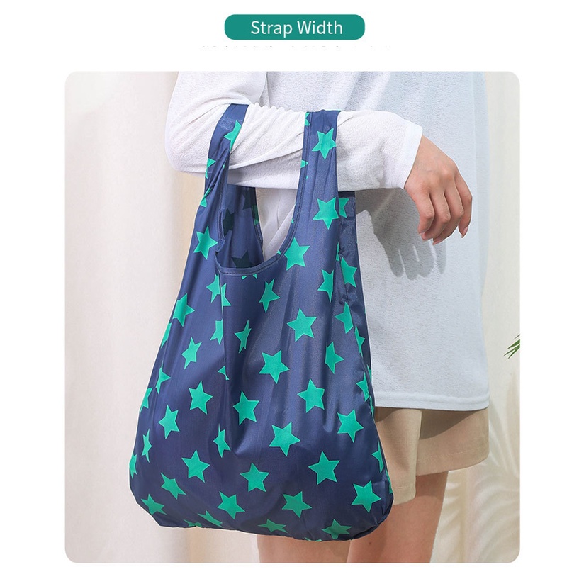 Túi tote phong cách đi mua sắm siêu thị, du lich Chất liệu vải Oxford họa tiết đẹp mắt thời trang KT 50cmx38cm