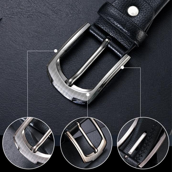 Thắt lưng nam da cao cấp khoá kim loại phong cách Classic cổ diển - Dây lưng nam TL26
