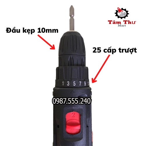 Máy Khoan bắt vít dùng pin 12V Hita.ch.i Lõi đồng