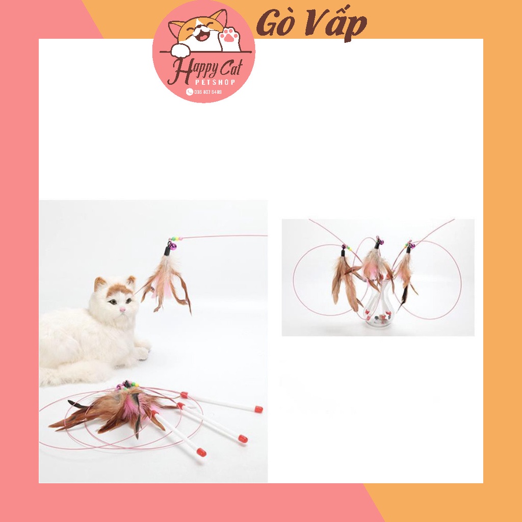 Cần câu mèo dây thép lông vũ, Đồ chơi cho mèo