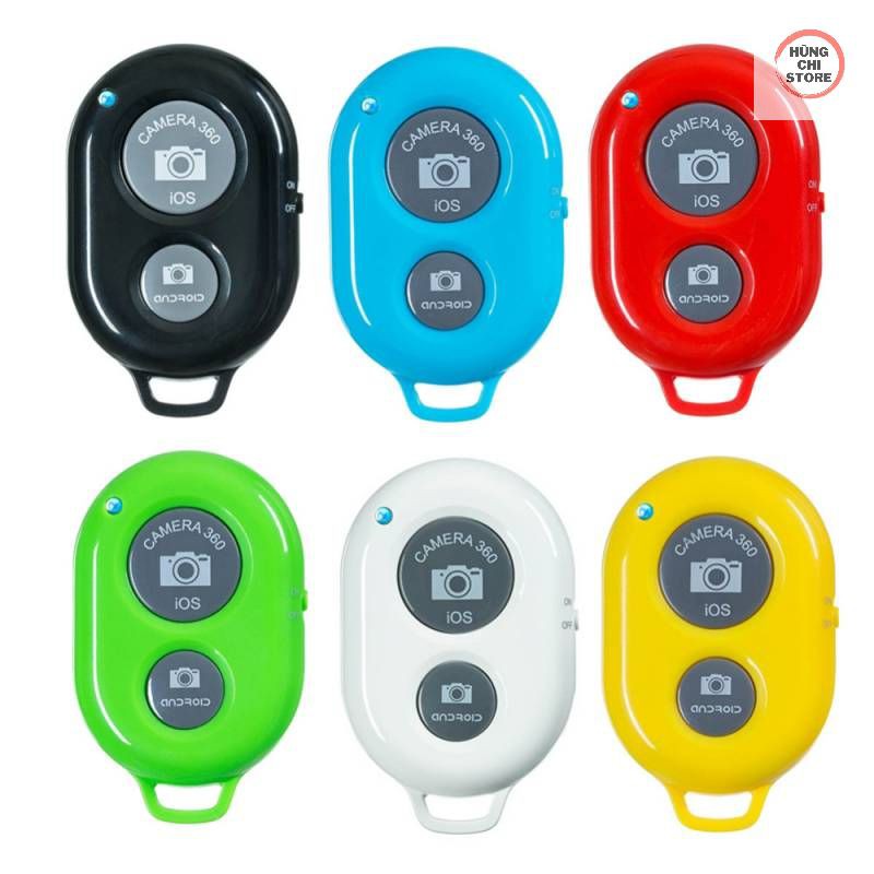 Remove Shutter - Nút Bấm Bluetooth Điều Khiển Từ Xa Chụp Ảnh Tự Động Màu Trắng Cho Smartphone, Iphone, Ipad 🌻