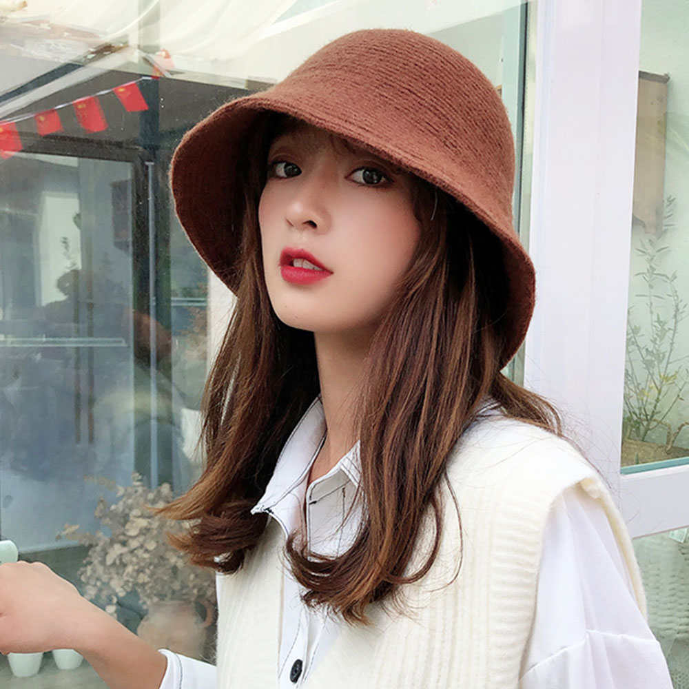 Mũ len vành nhỏ thời trang Hàn Quốc cho nữ