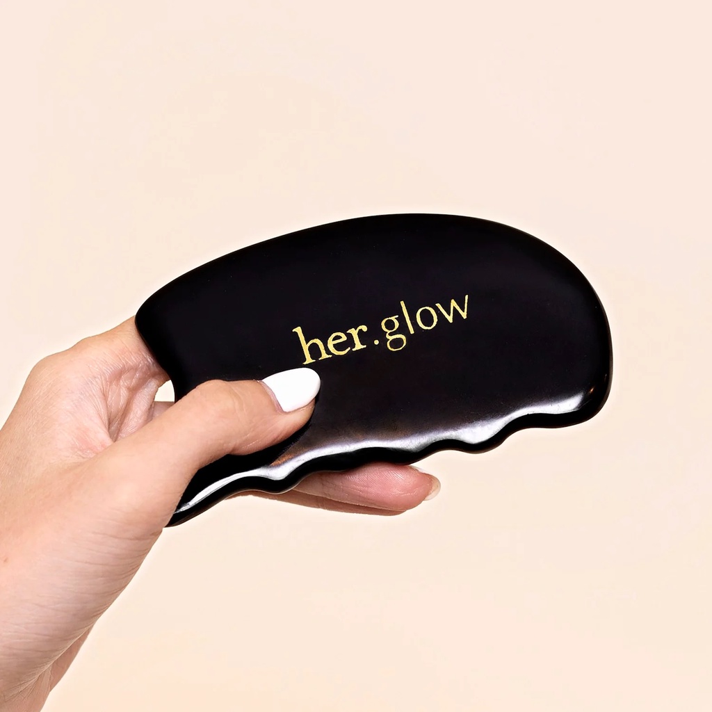 Đá Bian Gua Sha Massage Da Mặt Và Body - HERGlow