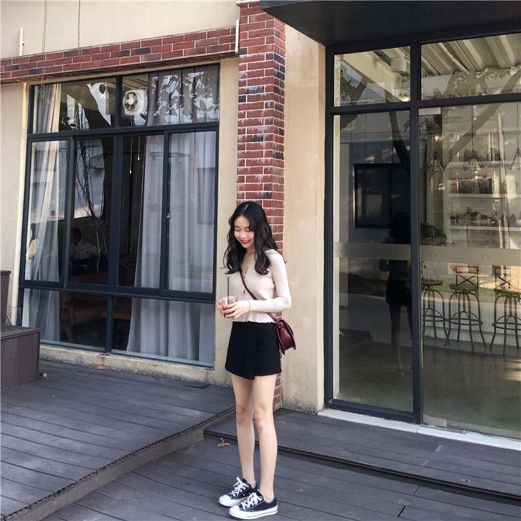 Quần Đùi Denim Lưng Cao Thời Trang Dành Cho Nữ | BigBuy360 - bigbuy360.vn