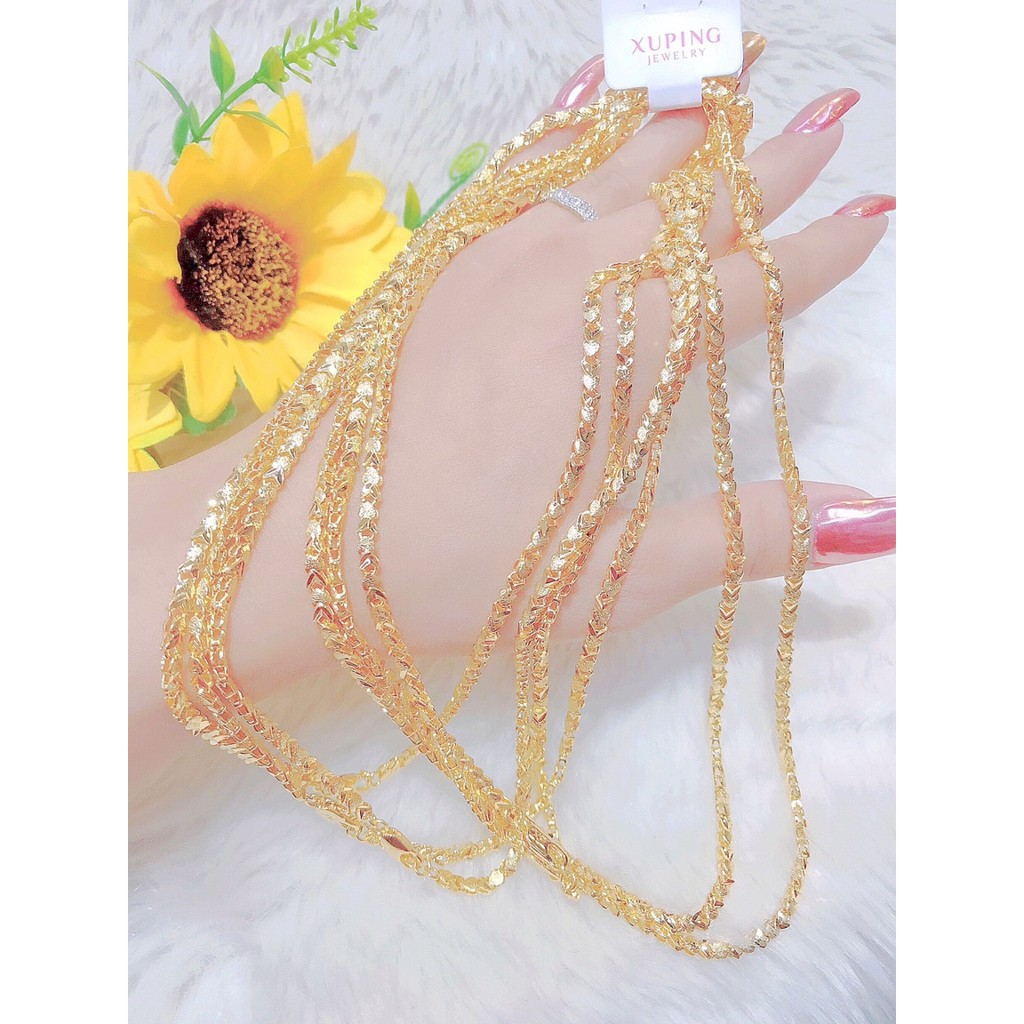 Dây Chuyền Nữ Mạ Vàng 18k Siêu Bền - Thời Trang - Giá Cả Phải Chăng - 0801209