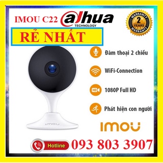 Camera wifi imou trong nhà c22ep-d cue 2e đàm thoại 2 chiều 2m - camera imou c22 chính hãng hcm 2022