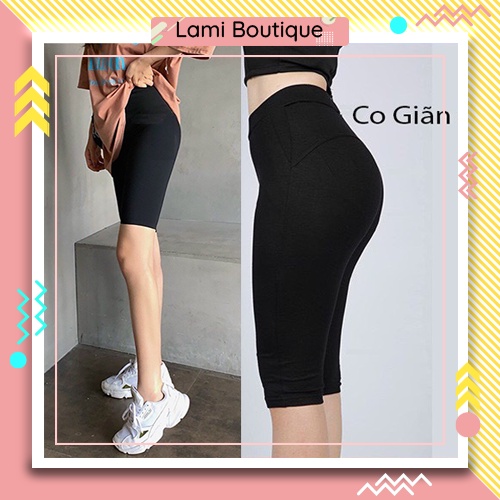 Quần Legging Ngố Nữ Nâng Mông Asos Túi Zip K0020 - Lami Boutique