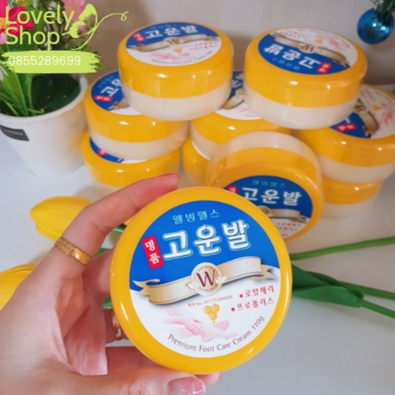 Kem dưỡng chống nứt gót chân,mềm da,chống nứt lẻ da chân 110g Hàn Quốc