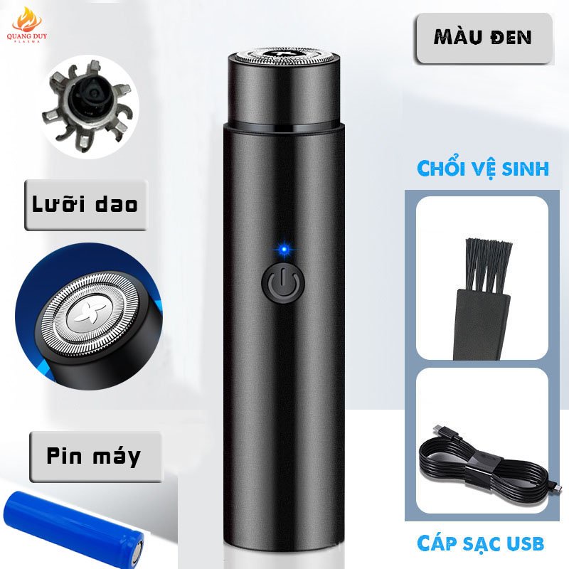 Máy cạo râu nam mini, dao cạo râu nam sạc điện pin 3,7v đa năng chất lượng bền bỉ nhỏ gọn tiện lợi khi mang du lịch