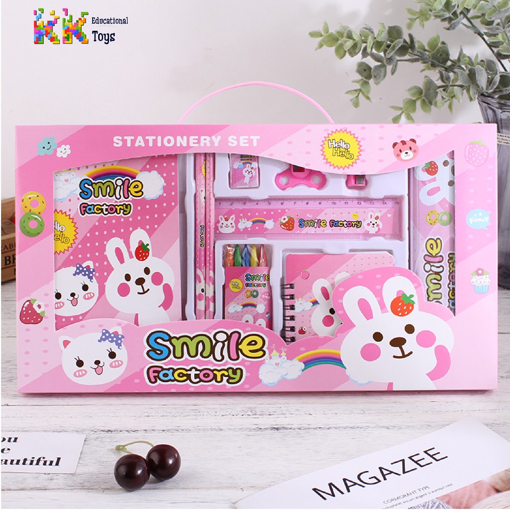 Bộ đồ dùng học tập 14 món Smile Factory - KKstore