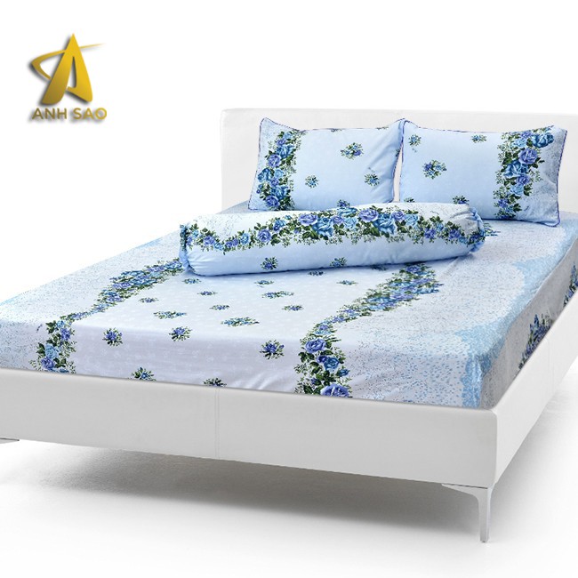 Bộ drap giường cotton Cao cấp Ánh Sao - bộ 3 món - nhiều màu để lựa chọn