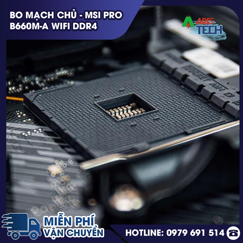 Bo mạch chủ MSI PRO B660MA WIFI DDR4 Bảo hành 36 tháng