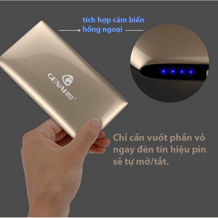 Pin Sạc Dự Phòng GENAI J10 10.000mAh Chính Hãng