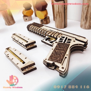 Mô hình lắp ghép gỗ - Desert Eagle - Lục Bạc
