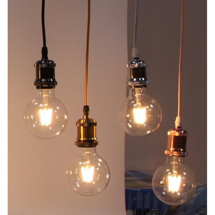 Bộ 8 dây đèn thả cổ điển bóng đèn tròn Edison G95 8W