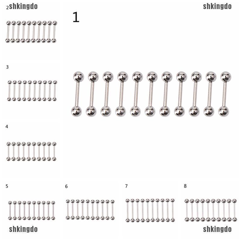 Khuyên cơ thể mạ bạc bằng thép không gỉ cá tính
