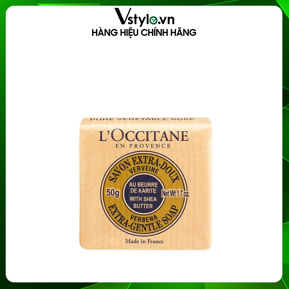 Xà Phòng Chiết Xuất Bơ Đậu Mỡ L’Occitane Shea Verbena Soap 50Gr