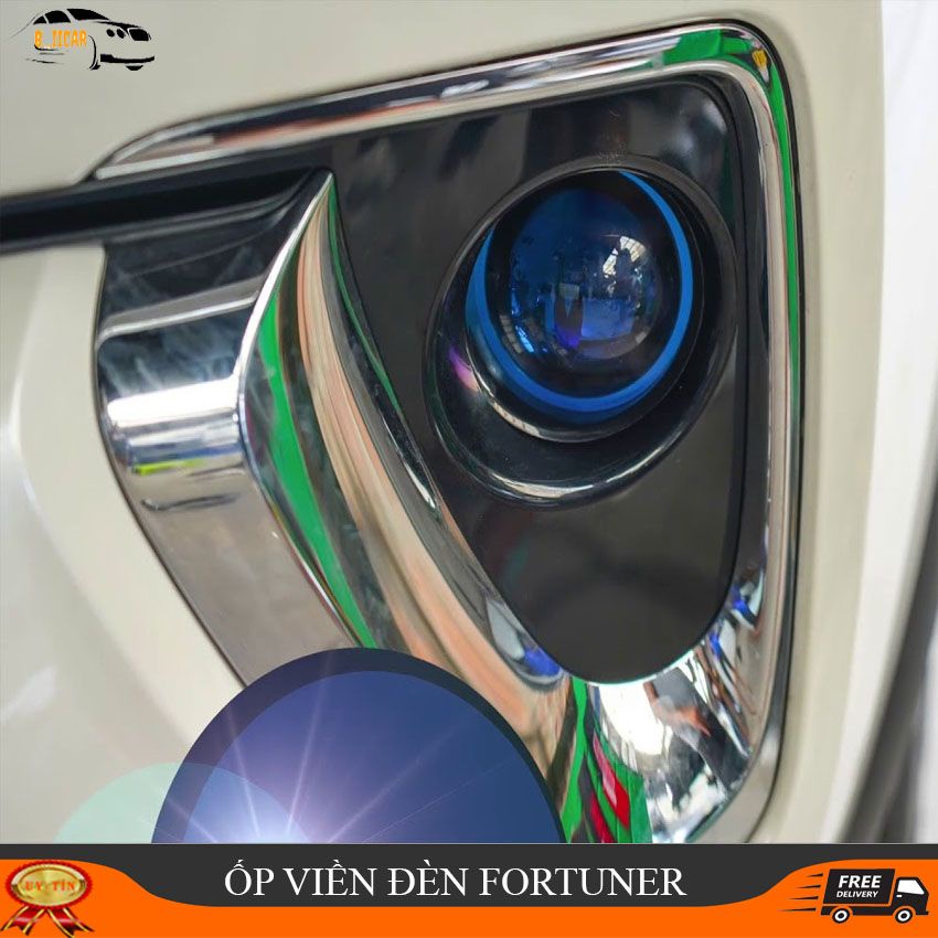 Ốp đèn gầm fortuner 2017-2018