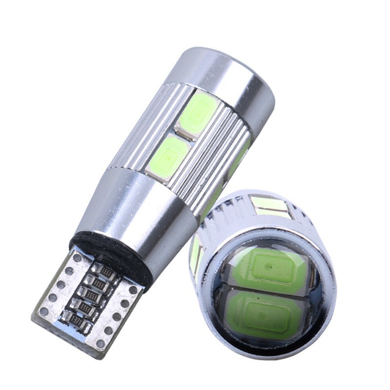 Bóng LED T10 10 chip smd tiện dụng cho đèn xi nhan đèn demi xe máy ô tô