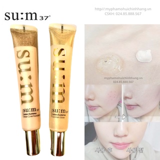 Cặp kem lót kem nền Su:m37 Losecsumma 40ml trang điểm bền màu đẹp tự nhiên/ món quà ý nghĩa/ Ohui chính hãng