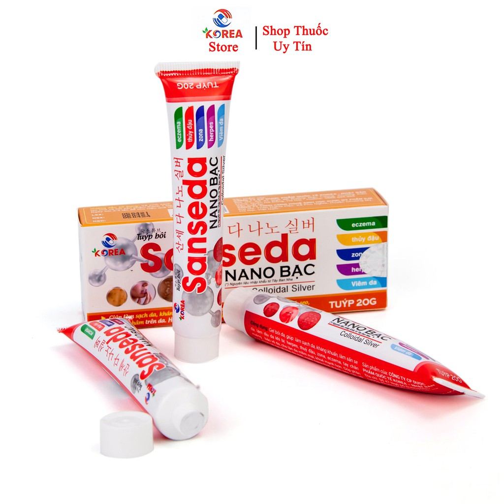 SANSEDA NANO BAC - TUÝP BÔI NGOÀI DA.