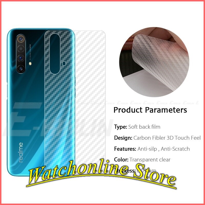 Dán cacbon Realme 5 pro / Realme Q / Realme 5 / Realme 5i / Realme 6i Realme 6 / Realme 6 pro Realme X X2 pro